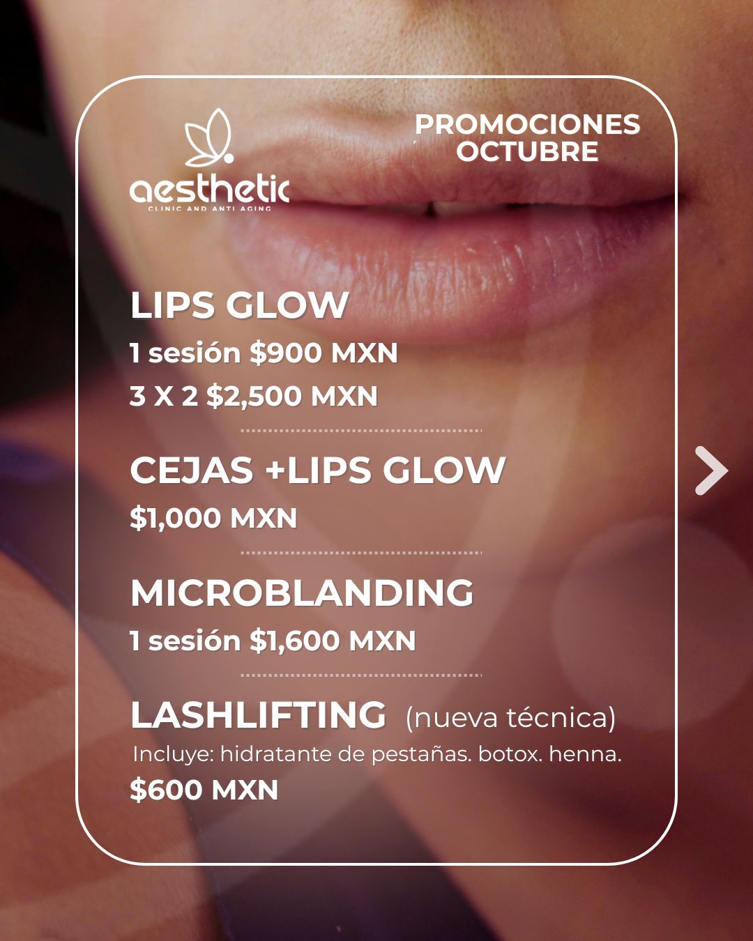 Aesthetic Clinic promociones y beneficios